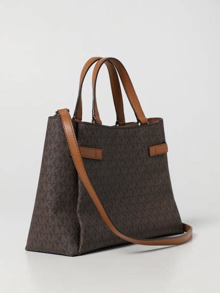 handtasche michael kors mit schloss braun